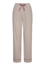 Pyjamahose, Flanell | 100% Bio-Baumwolle | rosa gestreift -JBS of Denmark Women