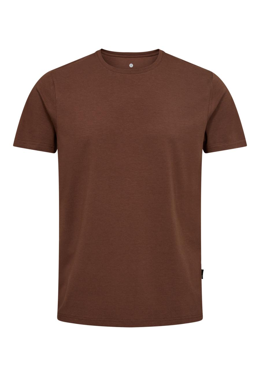 T-Shirt, Rundhals | Bambus-Viskose | braun -JBS of Denmark Men