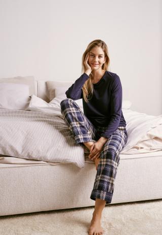 Langarm-Shirt | Bambus-Viskose | navy -JBS of Denmark Women