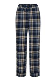 Pyjamahose, Flanell | 100% Bio-Baumwolle | violett kariert -JBS of Denmark Women