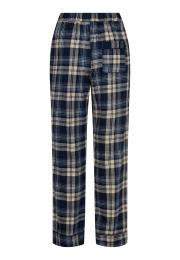 Pyjamahose, Flanell | 100% Bio-Baumwolle | violett kariert -JBS of Denmark Women