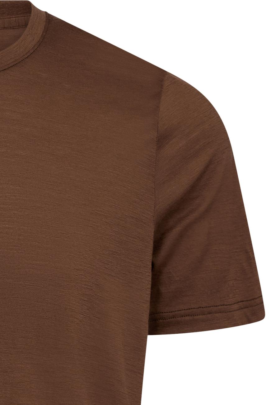T-Shirt | 100% Bio-Wolle | braun -JBS of Denmark Men