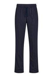 Pyjamahose, Flanell | 100% Bio-Baumwolle | dunkelblau gestreift -JBS of Denmark Men
