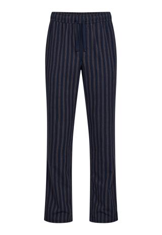 Pyjamahose, Flanell | 100% Bio-Baumwolle | dunkelblau gestreift -JBS of Denmark Men