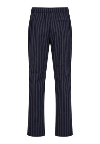 Pyjamahose, Flanell | 100% Bio-Baumwolle | dunkelblau gestreift -JBS of Denmark Men