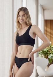 Tanga | Bio-Bambus-Viskose | schwarz -JBS of Denmark Women