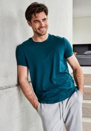 T-Shirt | 100% Bio-Wolle | petrol -JBS of Denmark Men