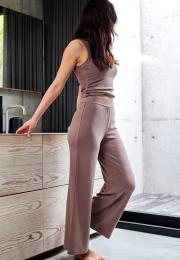 Tanktop, gerippt | Bambus-Viskose | braun -JBS of Denmark Women