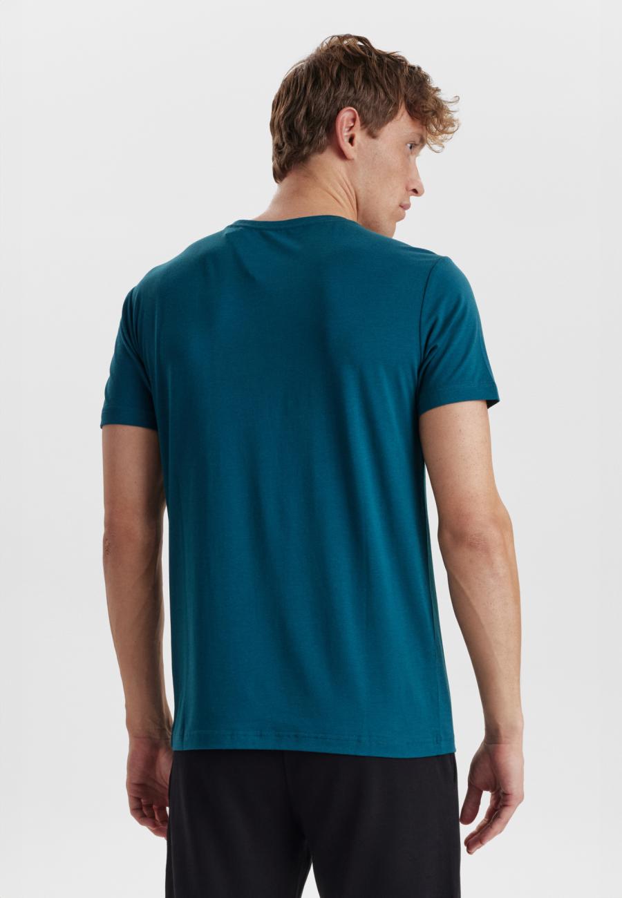 T-Shirt, Rundhals | Bambus-Viskose | petrol -JBS of Denmark Men