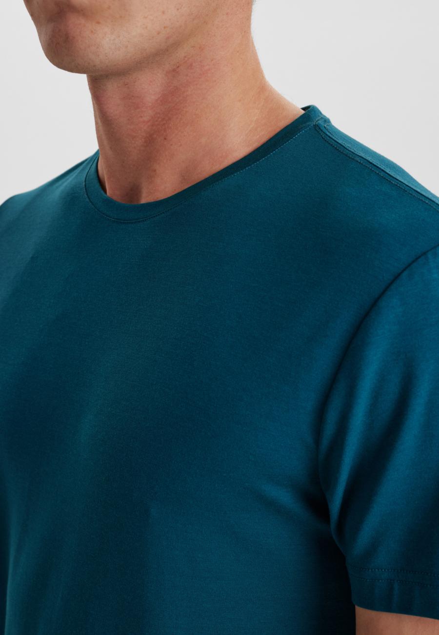 T-Shirt, Rundhals | Bambus-Viskose | petrol -JBS of Denmark Men