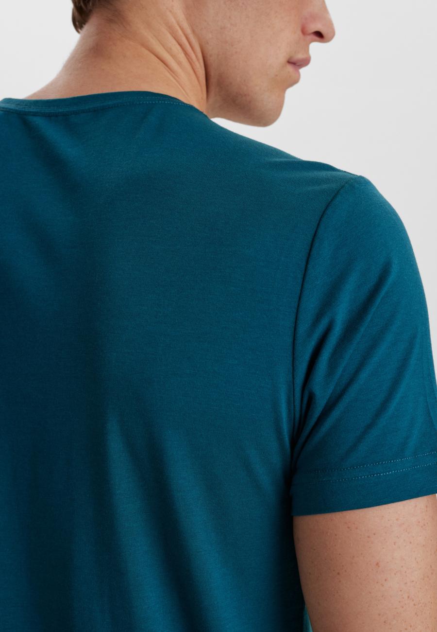 T-Shirt, Rundhals | Bambus-Viskose | petrol -JBS of Denmark Men