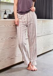 Pyjamahose, Flanell | 100% Bio-Baumwolle | braun -JBS of Denmark Women
