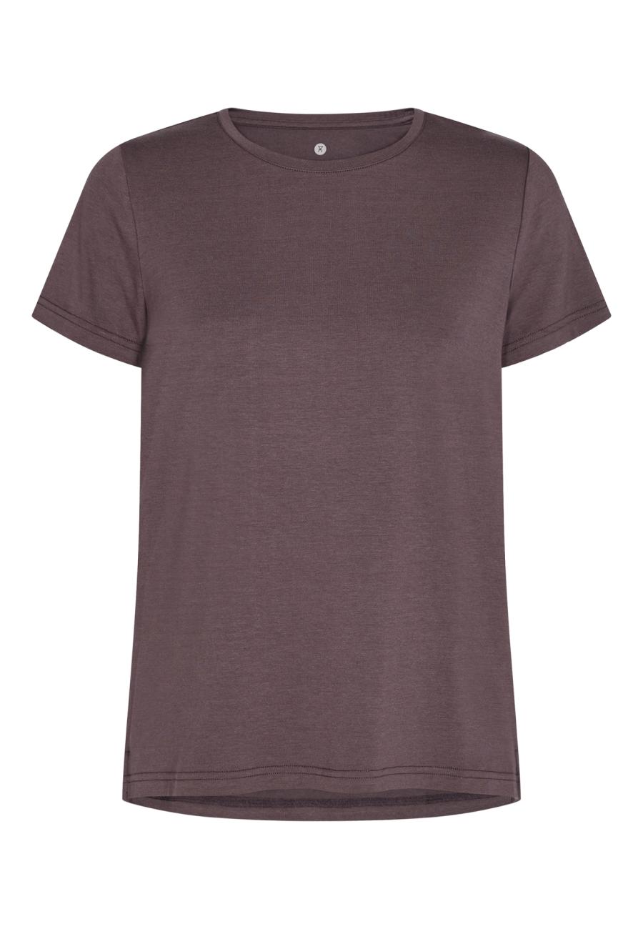 T-Shirt | Bambus-Viskose | braun -JBS of Denmark Women