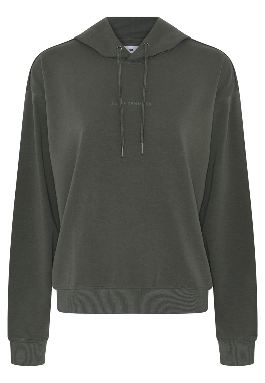 Hoodie, Logo | Bambus-Viskose | grün -JBS of Denmark Women