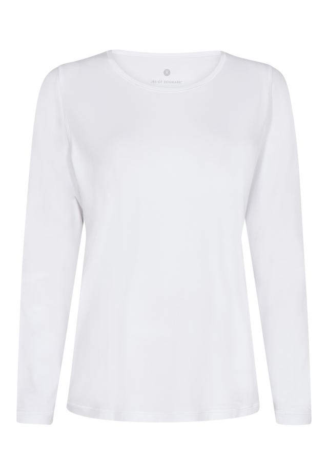 Langarm-Shirt | Bambus-Viskose | weiß -JBS of Denmark Women