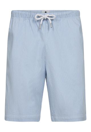 Pyjamashorts | Bambus-Viskose | hellblau gestreift -JBS of Denmark Men