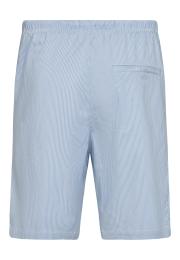 Pyjamashorts | Bambus-Viskose | hellblau gestreift -JBS of Denmark Men