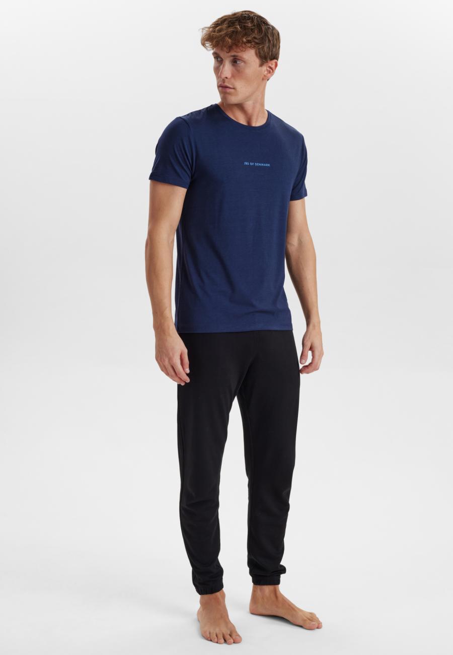 T-Shirt, Logo | Bambus-Viskose | navy -JBS of Denmark Men