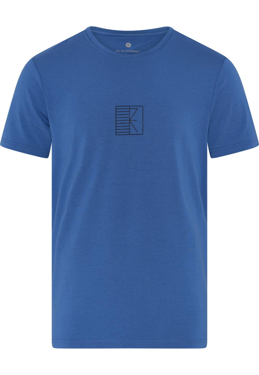 T-Shirt, Logo | Bambus-Viskose | blau