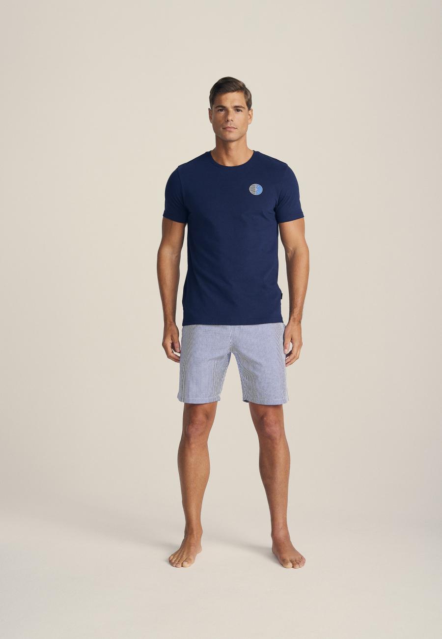 T-Shirt, Rundhals | 100% Bio-Baumwolle | navy -JBS of Denmark Men