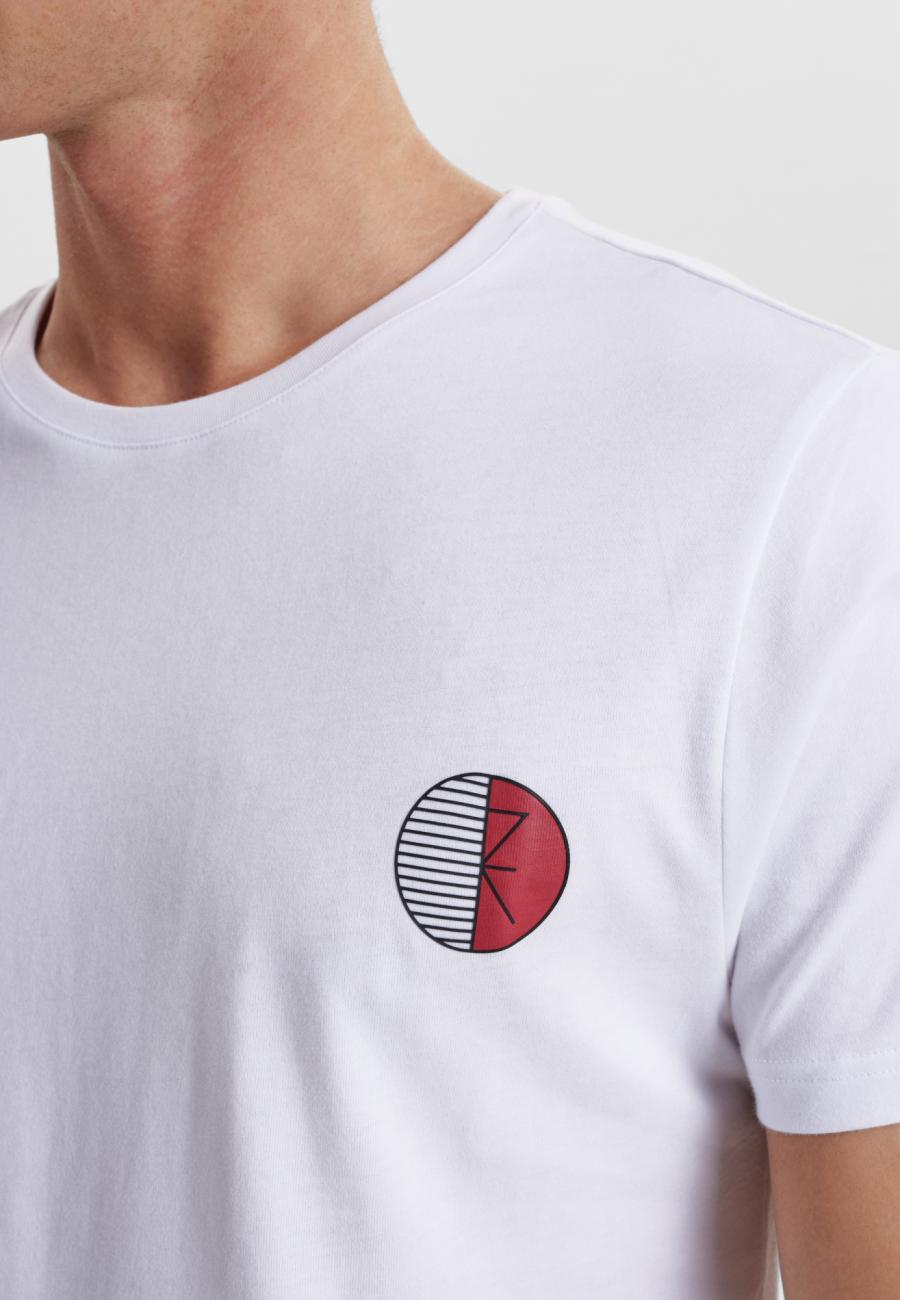 T-Shirt, Rundhals | 100% Bio-Baumwolle | weiß -JBS of Denmark Men