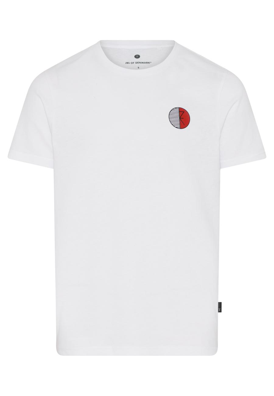 T-Shirt, Rundhals | 100% Bio-Baumwolle | weiß -JBS of Denmark Men