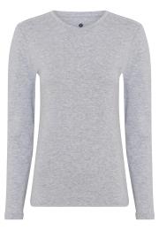 Langarm-Shirt | Bambus-Viskose | grau -JBS of Denmark Women
