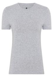 T-Shirt, Rundhals | Bambus-Viskose | grau -JBS of Denmark Women