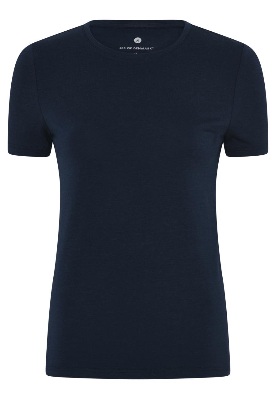 T-Shirt, Rundhals | Bambus-Viskose | navy -JBS of Denmark Women