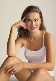 Trägertop | Bambus-Viskose | weiß -JBS of Denmark Women