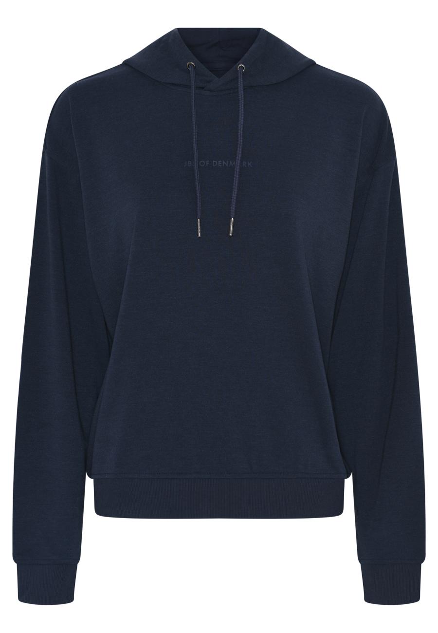 Hoodie, Logo | Bambus-Viskose | navy -JBS of Denmark Women