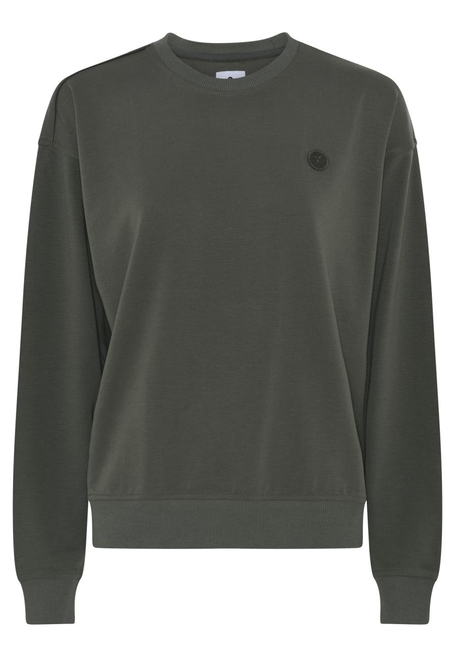 Sweatshirt, Logo | Bambus-Viskose | grün -JBS of Denmark Women