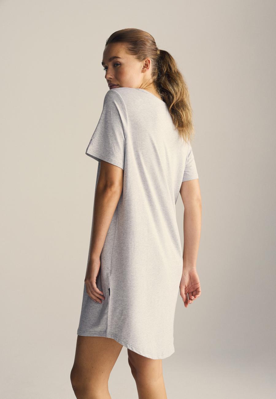 Big-Shirt | Bambus-Viskose | grau -JBS of Denmark Women