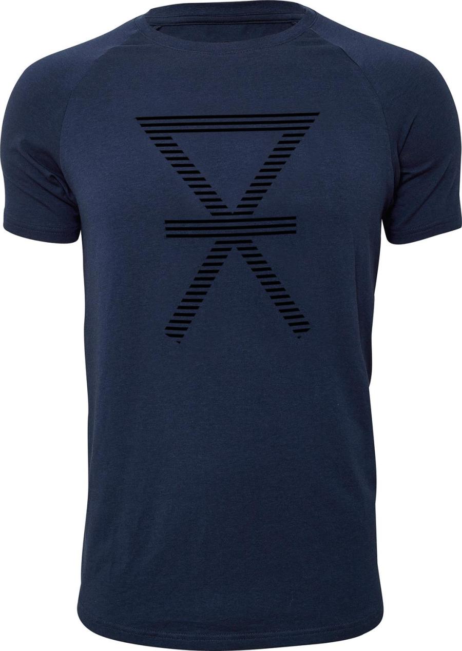 Bambus, T-Shirt, Marine, Print -JBS of Denmark Men