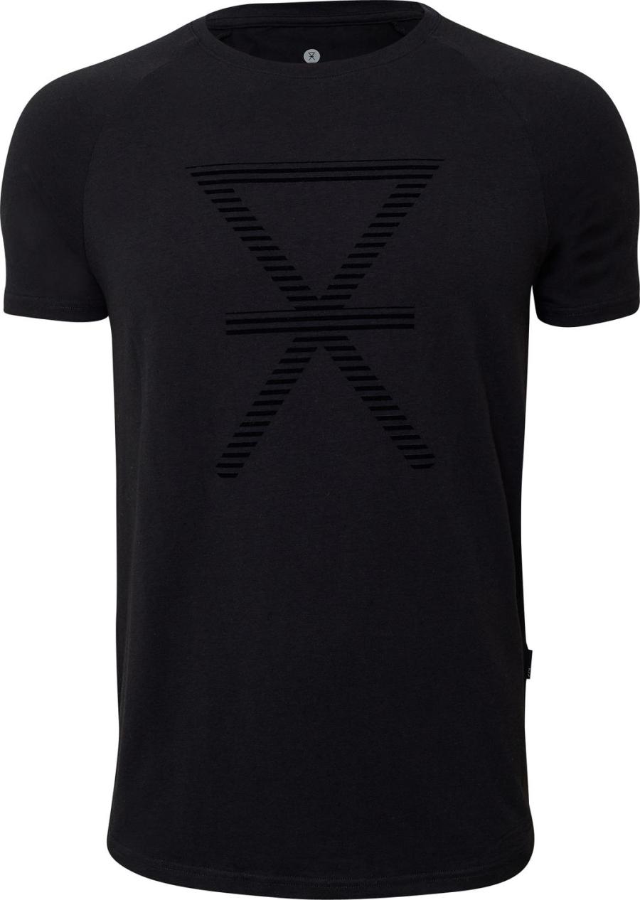 Bambus, T-Shirt, Schwarz, Aufdruck -JBS of Denmark Men