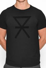 Bambus, T-Shirt, Schwarz, Aufdruck -JBS of Denmark Men
