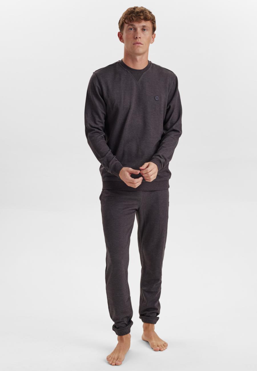 Sweatshirt, Logo | Bambus-Viskose | dunkelgrau -JBS of Denmark Men