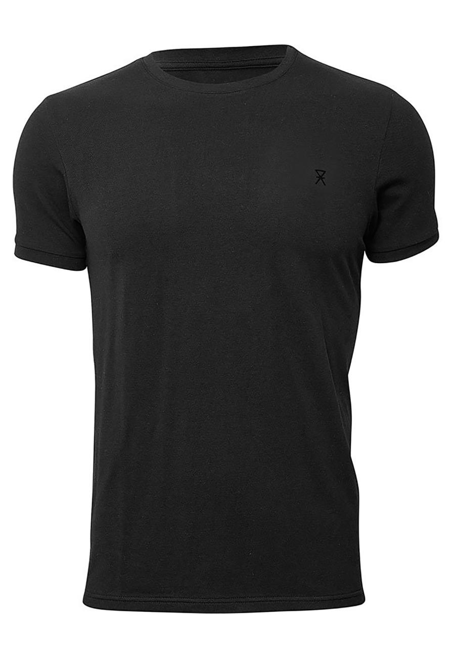 T-Shirt, Piqué | Bambus-Viskose | schwarz -JBS of Denmark Men