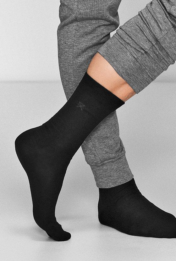 Bio-Baumwolle, Socken, 4-pack, Schwarz -JBS of Denmark Men