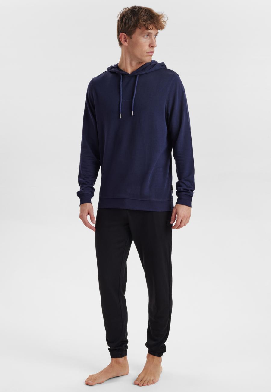 Hoodie, Logo | Bambus-Viskose | navy -JBS of Denmark Men