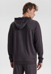 Hoodie, Logo | Bambus-Viskose | dunkelgrau -JBS of Denmark Men