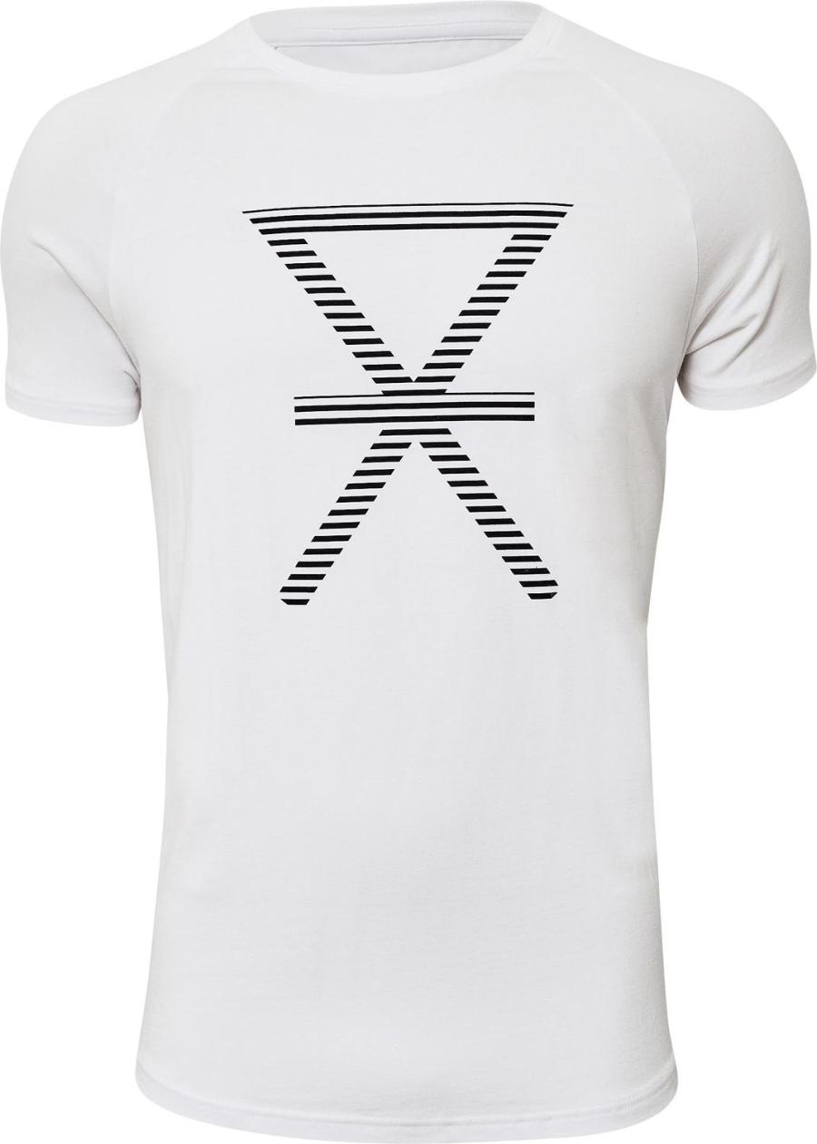 Bambus, T-Shirt, Weiß mit Aufdruck -JBS of Denmark Men