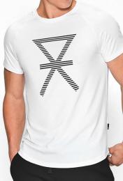 Bambus, T-Shirt, Weiß mit Aufdruck -JBS of Denmark Men