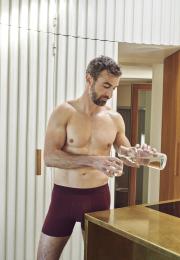 Unterhose, 2er-Pack | Bambus-Viskose | rot -JBS of Denmark Men