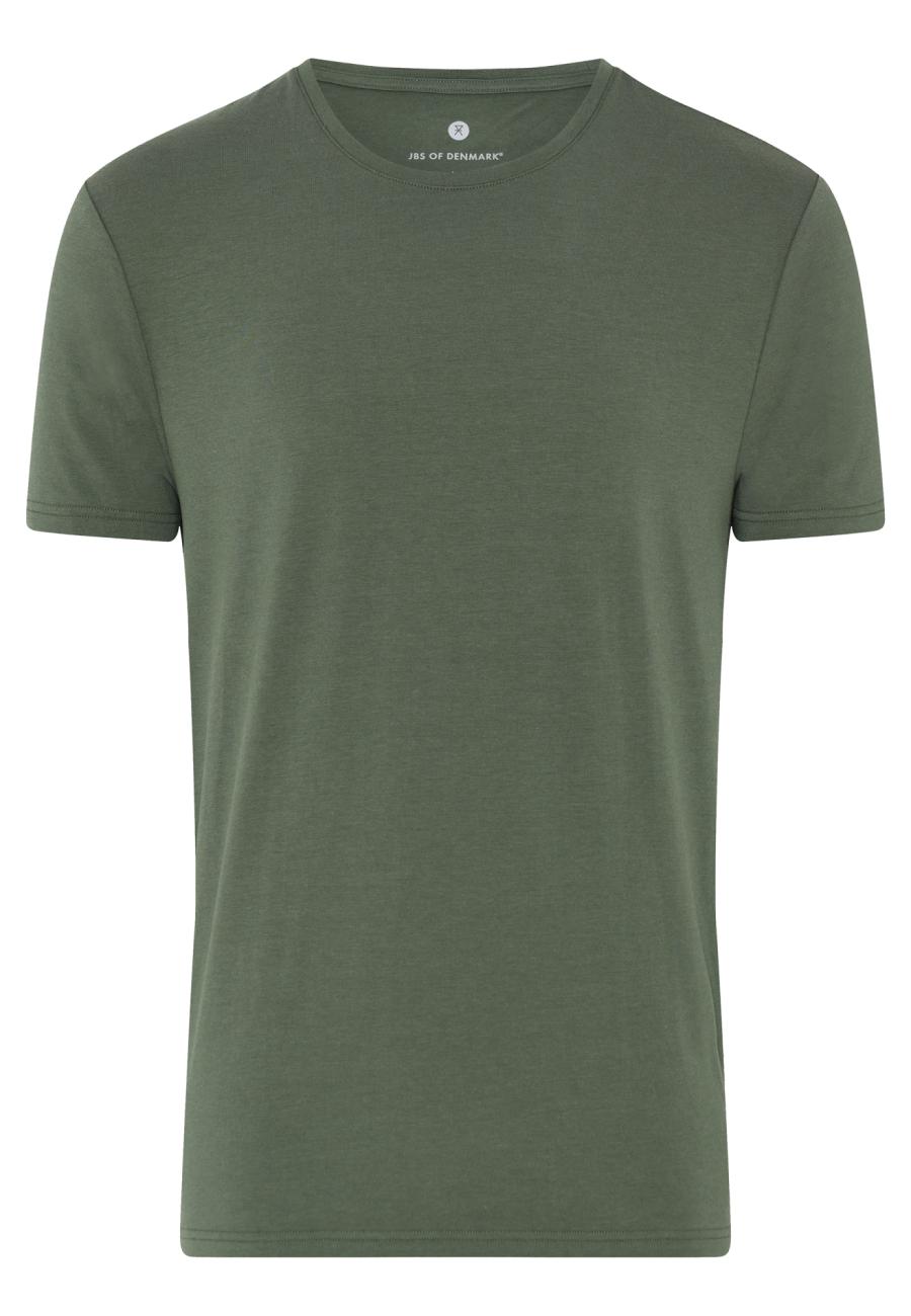T-Shirt, Rundhals | Bambus-Viskose | grün -JBS of Denmark Men