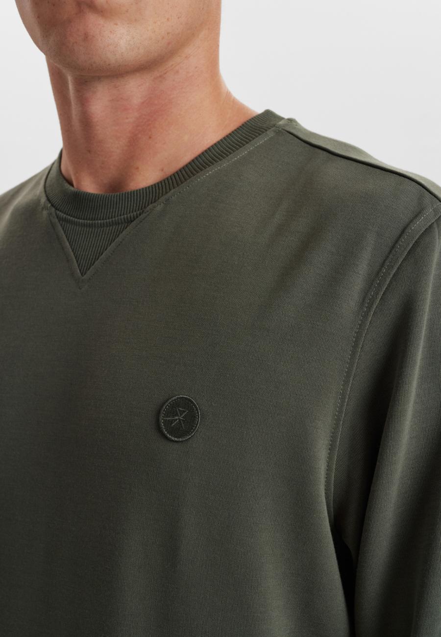 Sweatshirt, Logo | Bambus-Viskose | grün -JBS of Denmark Men