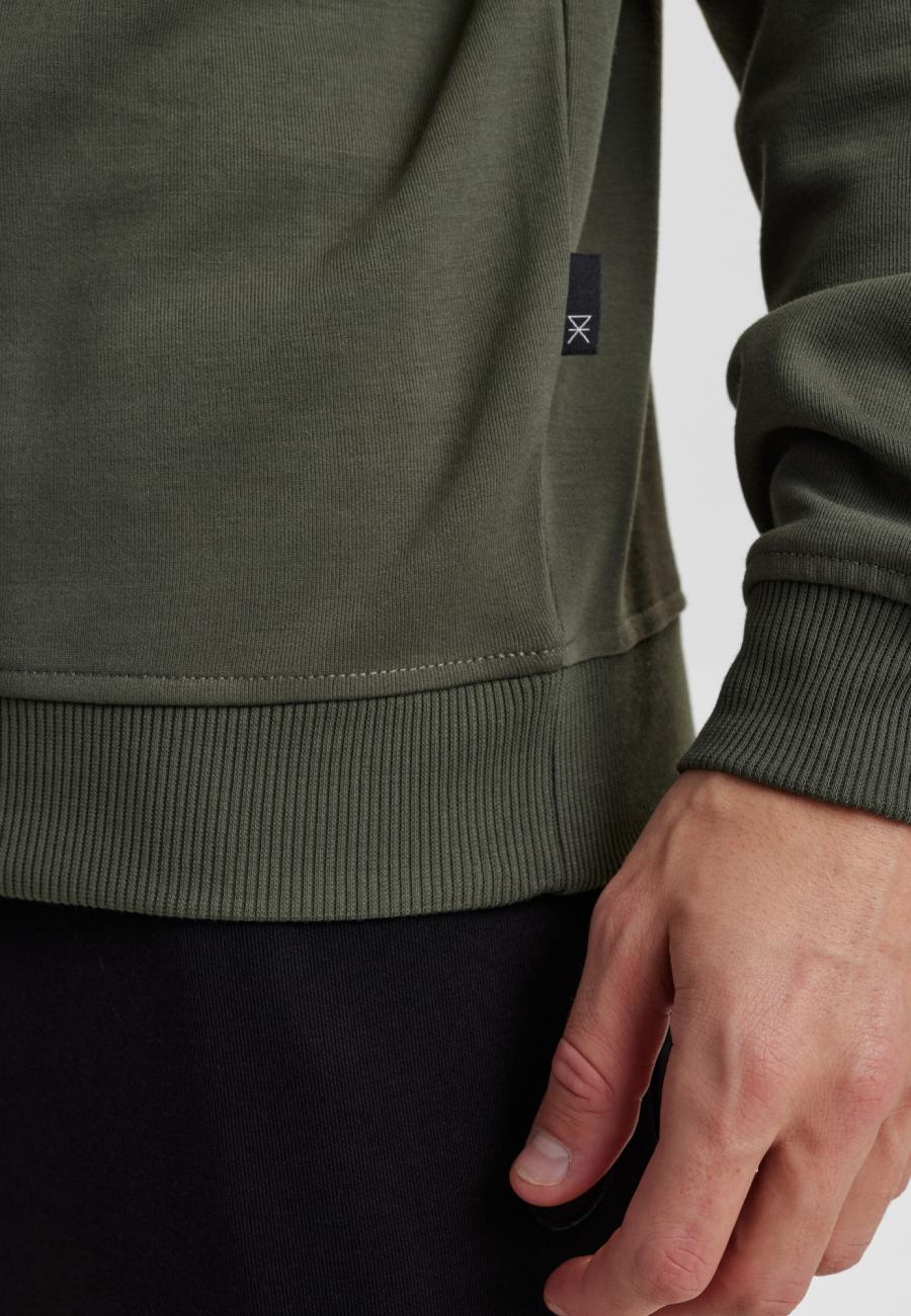 Sweatshirt, Logo | Bambus-Viskose | grün -JBS of Denmark Men