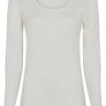 Langarm-Shirt | Bio-Wolle | elfenbein -JBS of Denmark Women