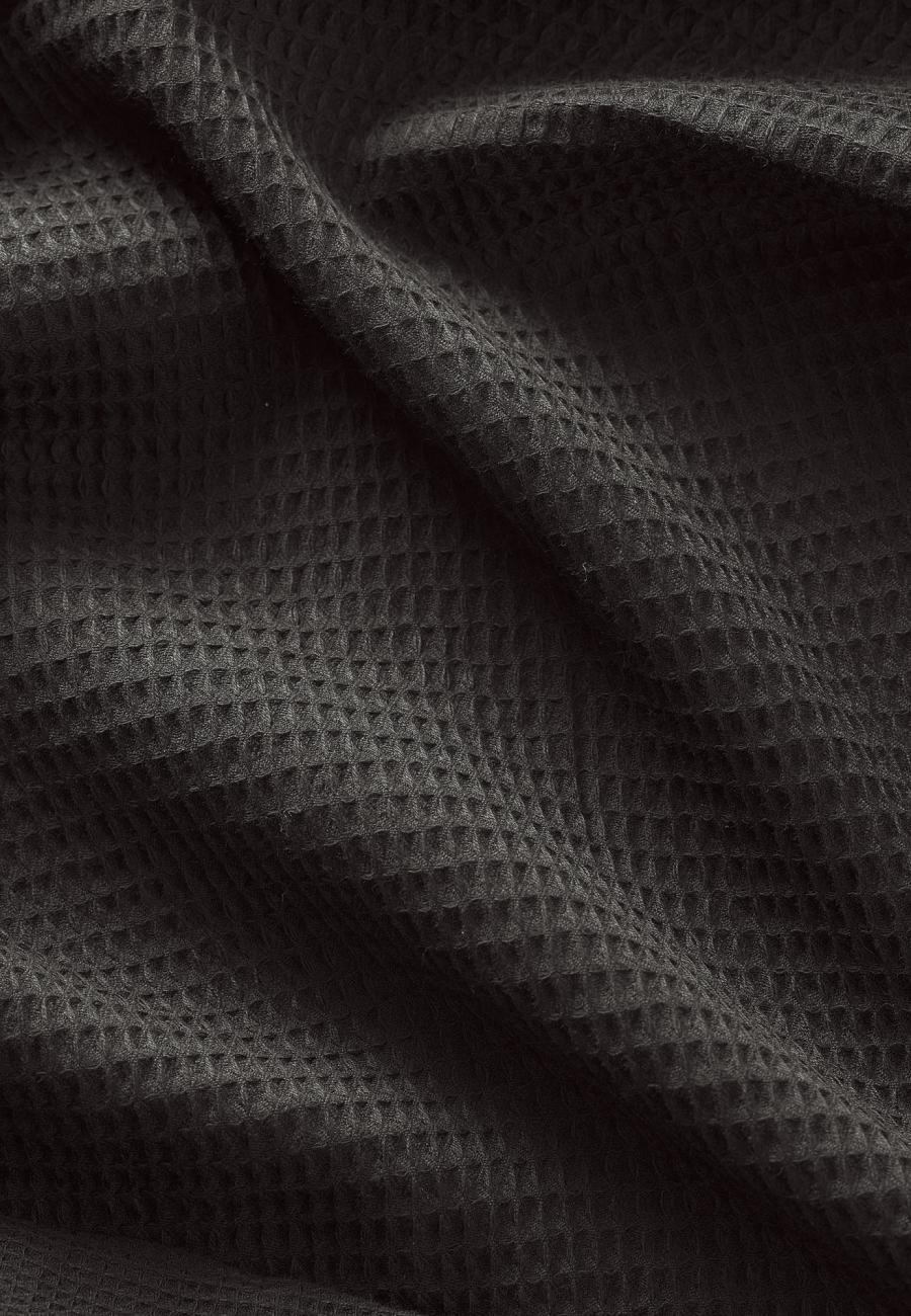 Morgenmantel, Waffel | Bambus-Viskose | schwarz -JBS of Denmark Men