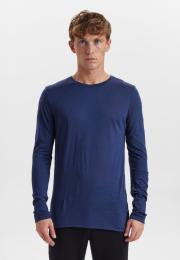 Langarm-Shirt | 100% Bio-Wolle | navy -JBS of Denmark Men